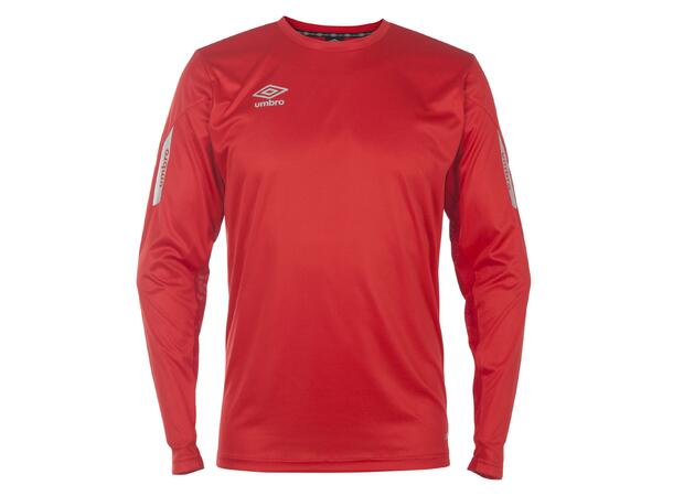 UMBRO Core LS Jersey jr Rød 116 Teknisk langermet spillertrøye 